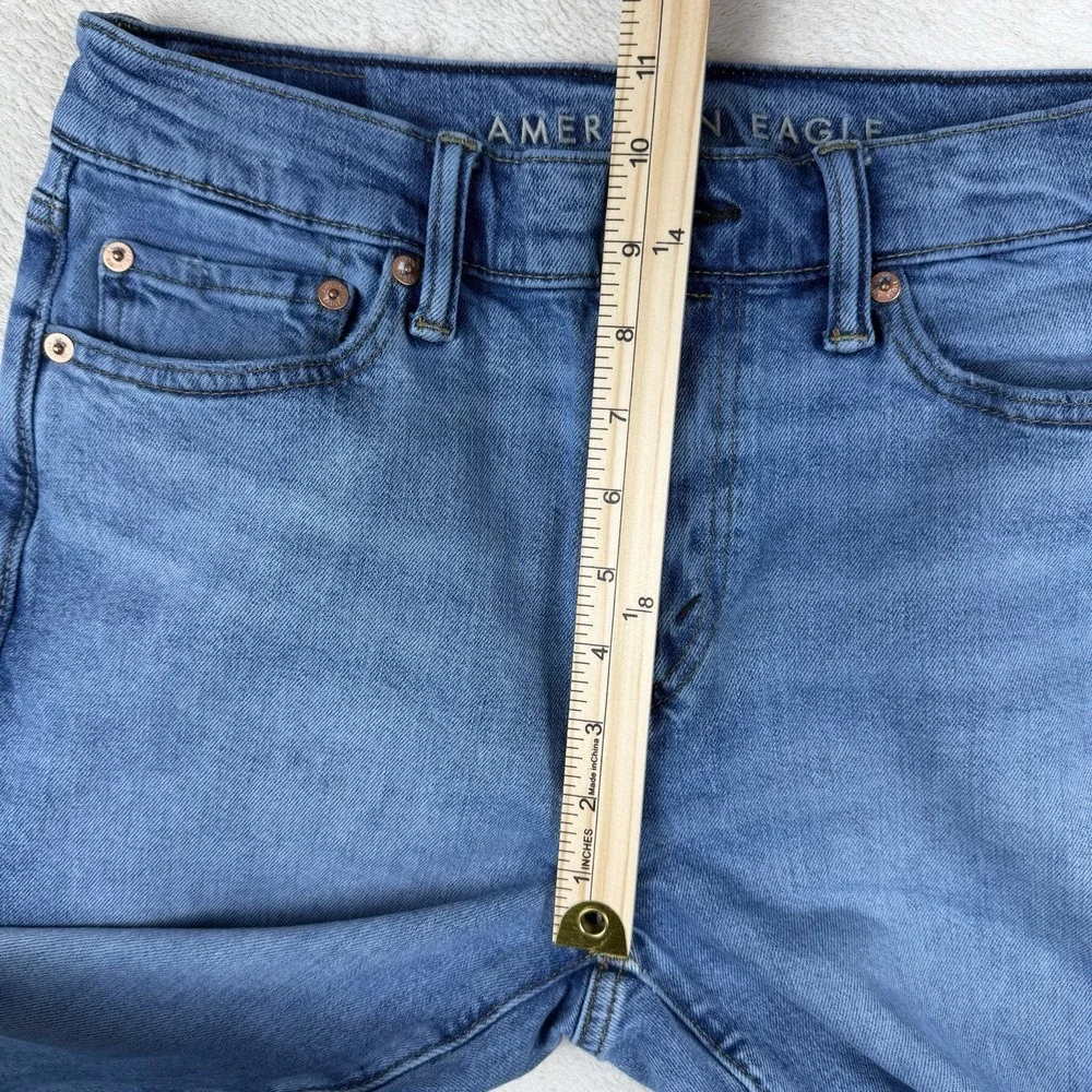 American Eagle Original Straight Easyflex Jeans Men's 28x30 Light‎ Wash Stretch